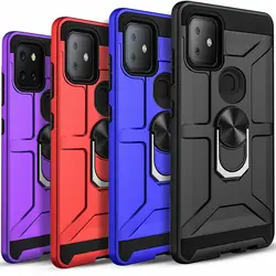 For T-Mobile Revvl 4 V+Plus 6 6x Pro 5G Case Shockproof Ring Holder Rugged KickStand Armor Hybrid Stand Cover