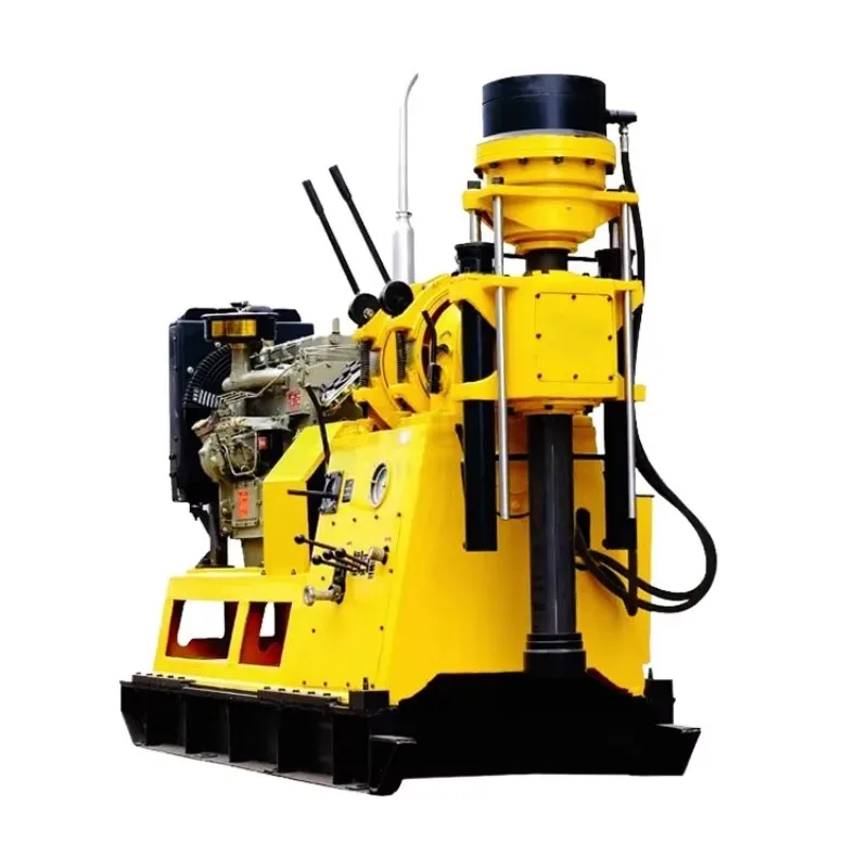 Water Well Drill and Geological Diamond Machine Core Drilling Rig Portable Diesel Core Drilling Hydraulic Rig