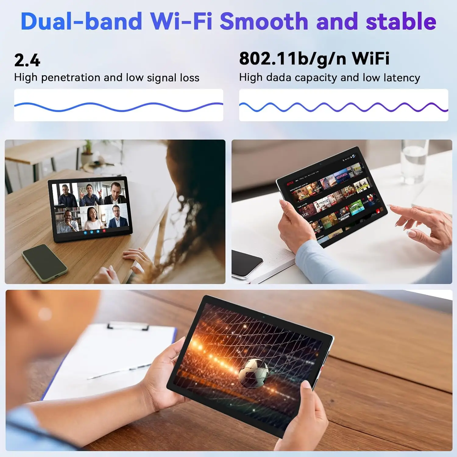 AEEZO MB1001 10 Polegada Tablet Android Quad-Core 6GB RAM 64GB ROM 5MP + 8MP Câmera Dupla HD IPS Display WiFi Bluetooth PC Pad Tablets