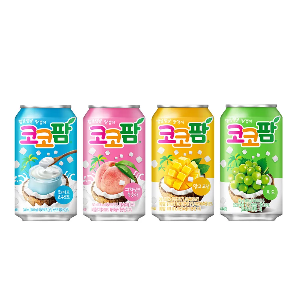 Coco Palm Peach 6 Blanco 6 Mango 6 uvas 6 340ml 24 latas