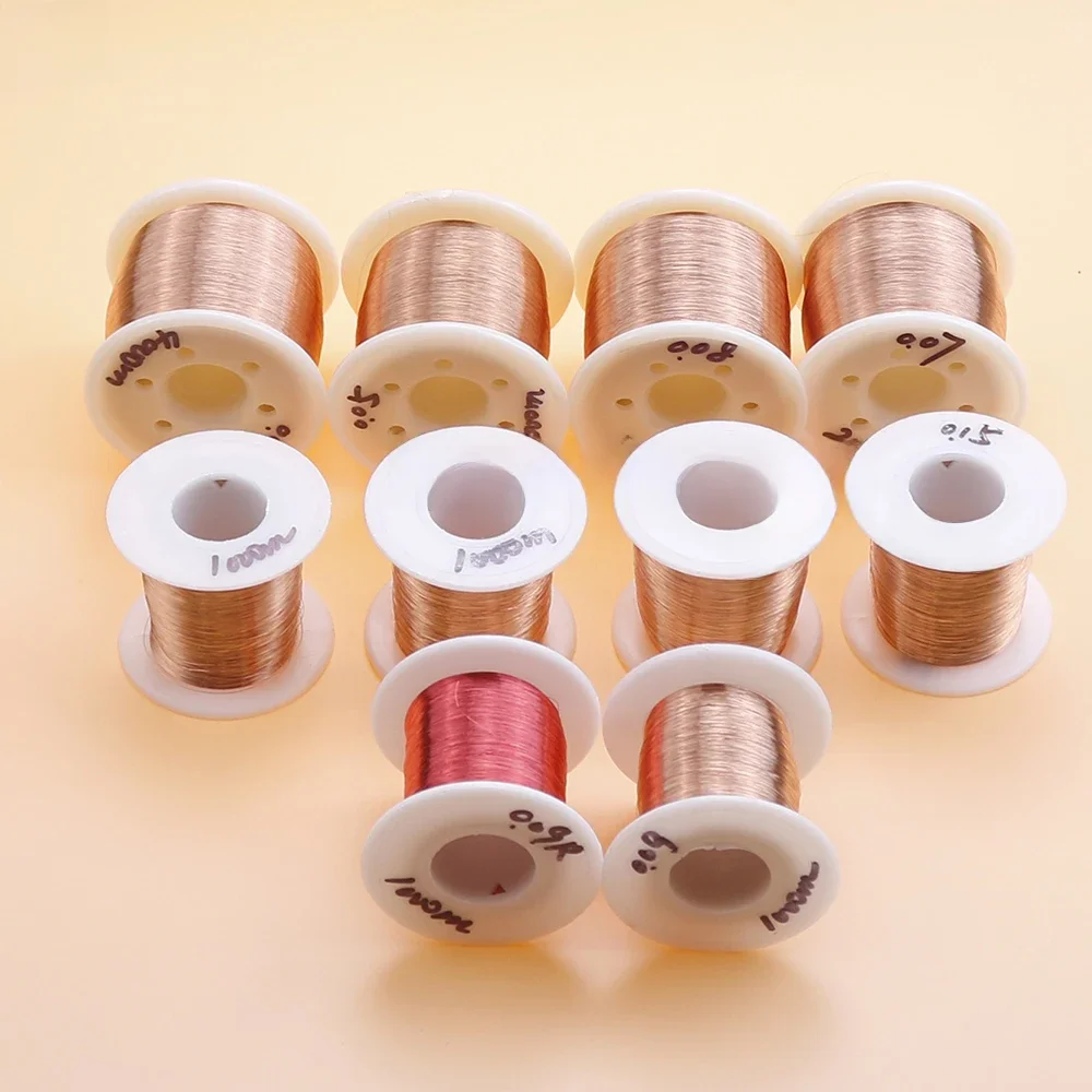 0.05mm -0.15mm Drut miedziany lakierowany Kabel Drut miedziany Drut magnetyczny Emaliowany drut miedziany Cewka Drut miedziany — zdjęcie 2