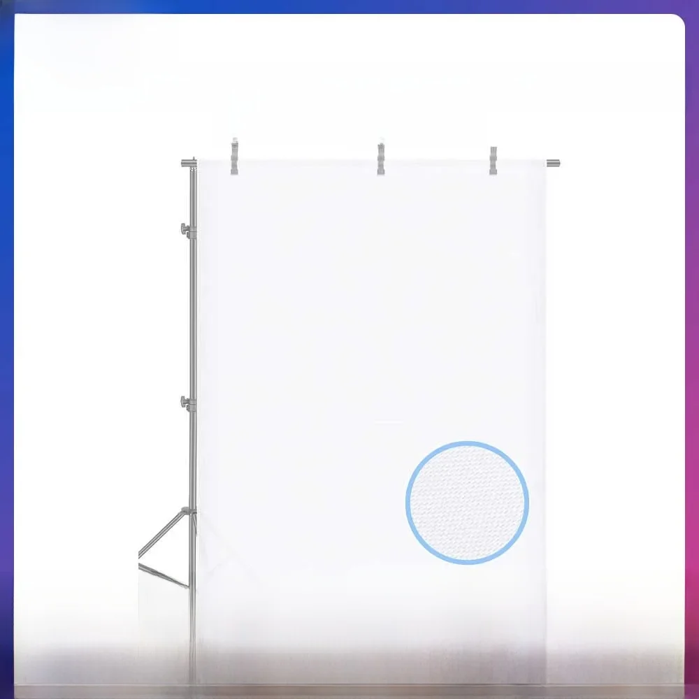 Neewer 1 jard poliestrowej białej bezszwowej tkaniny dyfuzyjnej do fotografii Softbox Light Tent i modfikatora światła oświetleniowego — zdjęcie produktu 7