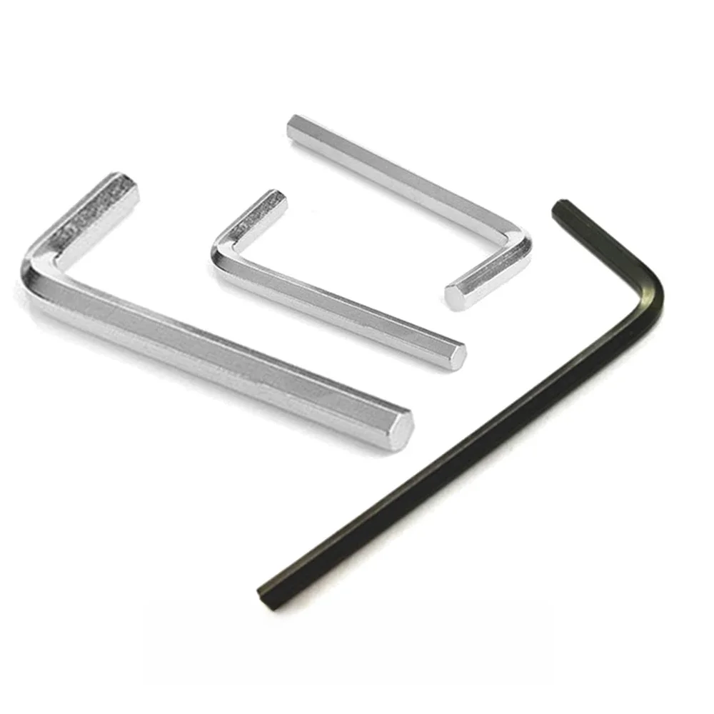 Clé hexagonale plate pour ordinateur M0.9 M1.27 M1.5 M2.5 M3 M4, Allen métrique, extrémité à pointe plate, petite taille, clé noire et blanche