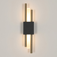 LED Wall Lights Indoor,10W Modern LED Wall Lamp Warm Light 3000K,Long Wall Sconce Lights Acrylic for Bedroom Living Room
