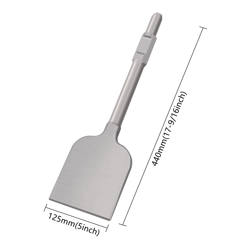 Imagem -04 - Hex Shank Clay Scraping Shovel Scoop Breaker Bit Cinzel para Demolição Jack Hammers Ferramentas de Concreto Arenito Alvenaria