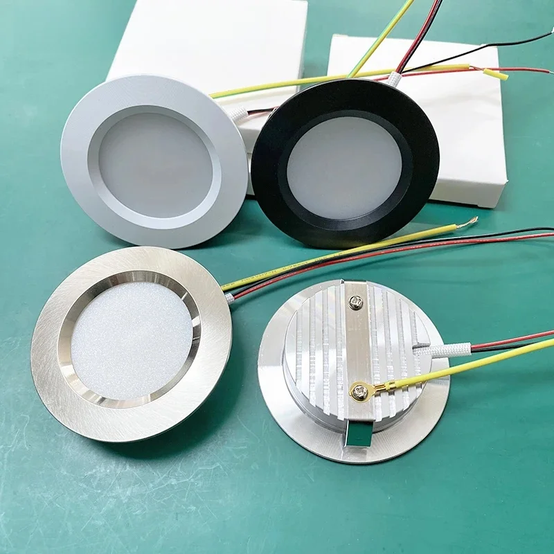 Mini lampe à LED 230v 3W LED Spot mince plafond encastré projecteur D55mm maison hôtel salon ampoule cuisine RV Downlig