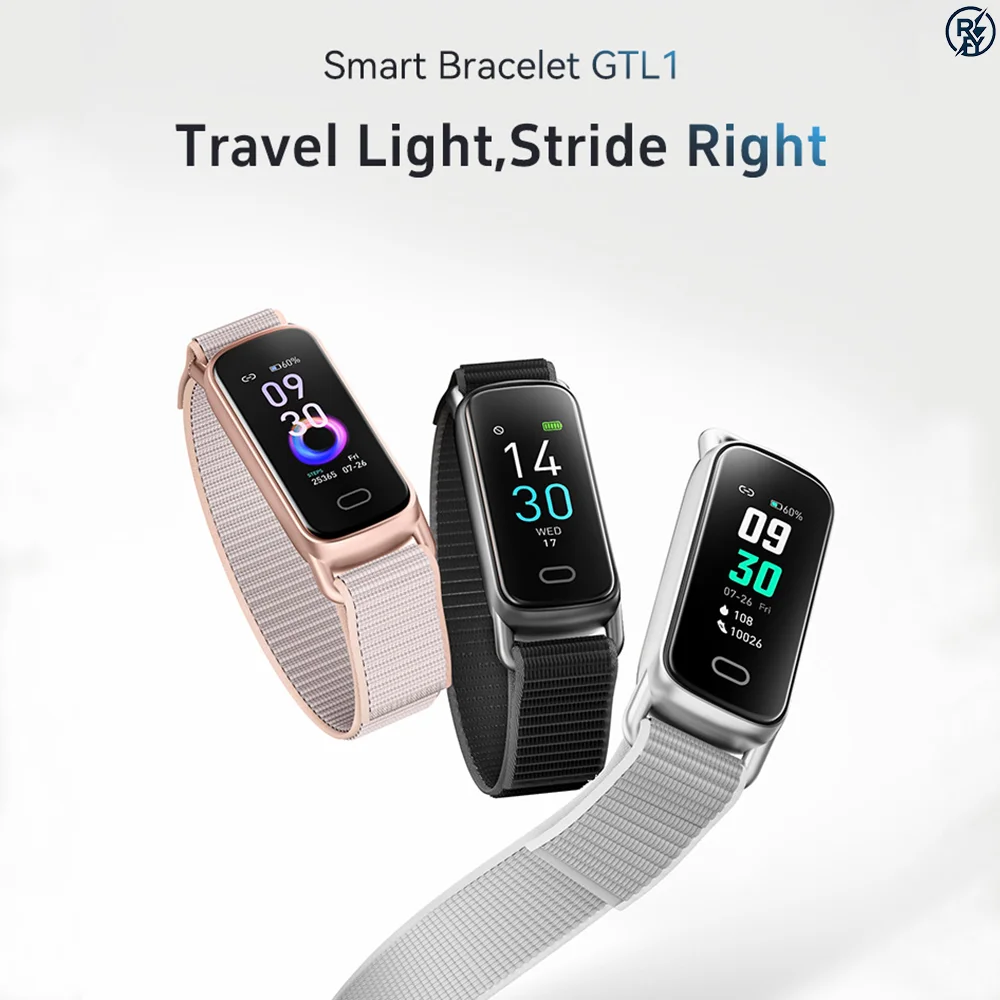 

Умный модный Bluetooth-браслет Gtl1 для студентов, мониторинг здоровья и занятий спортом, подсчет шагов, магнитная зарядка, водонепроницаемые часы, универсальные.