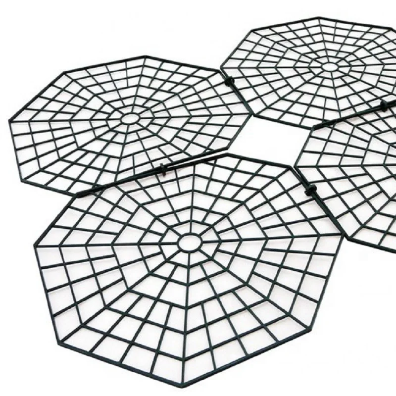 

10Pcs Floating Pond Guard Net Durable Plastic Fish Guard Netting Sturdy Fish Pond Protective Cover Fish Protector Pond Care Mesh