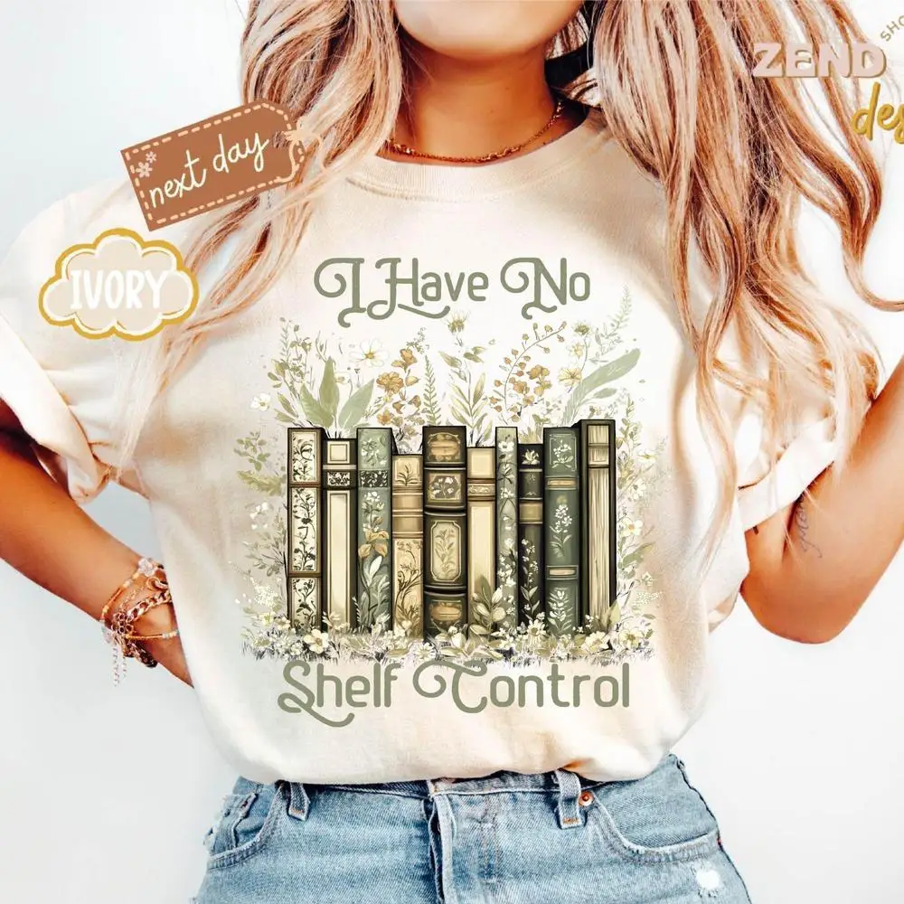 تي شيرت نسائي قطني ليس لدي قميص تحكم في الرف قميص قراءة المعلم مطبوع جرافيك تي شيرت بأكمام قصيرة قطع علوية قصيرة
