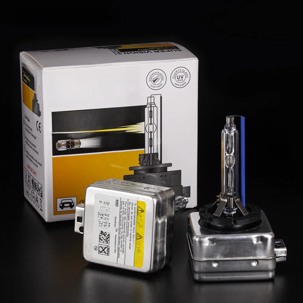 Ampoules HID D1S D2S D3S D4S, 2 pièces, phare HID D1 D2 D3 D4 D1R D2R D3R, phare 4300K 6000K 8000K 10000K, vente en gros