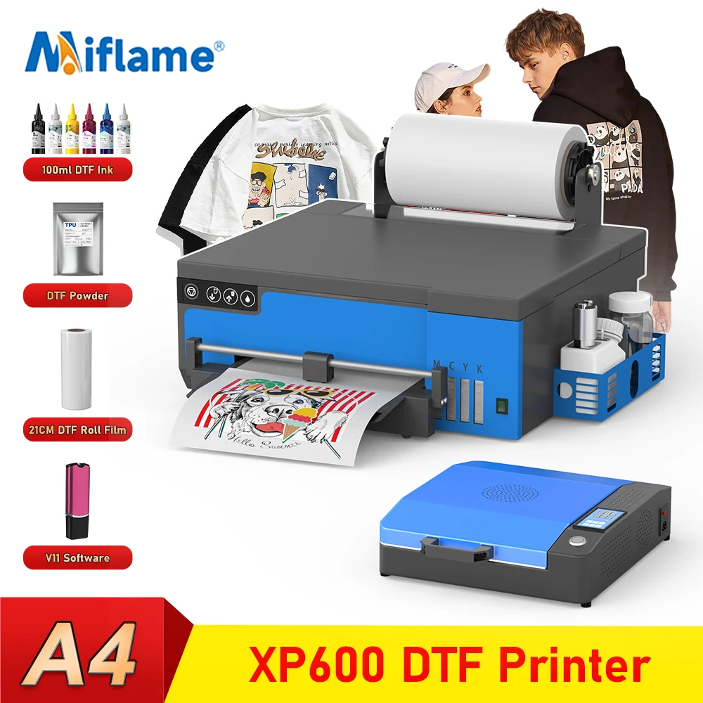 A4 DTF Printer For Epson XP600 T shirt Printing Machine For all Textile Clothes DTF Print Impresora dtf a4 DTF Transfer Printer