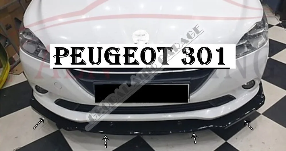 

Для Peugeot 301 накладка на передний бампер губа 2010-2020 пианино глянцевый черный разделитель диффузор универсальный спойлер бампер брызговики