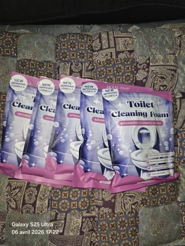 Toilet Bowl Cleaner Self Activating Miracles Powder Foam Deep Descaling Stain Remover Toilet Powder For Toilet Bowl Cleaning photo review