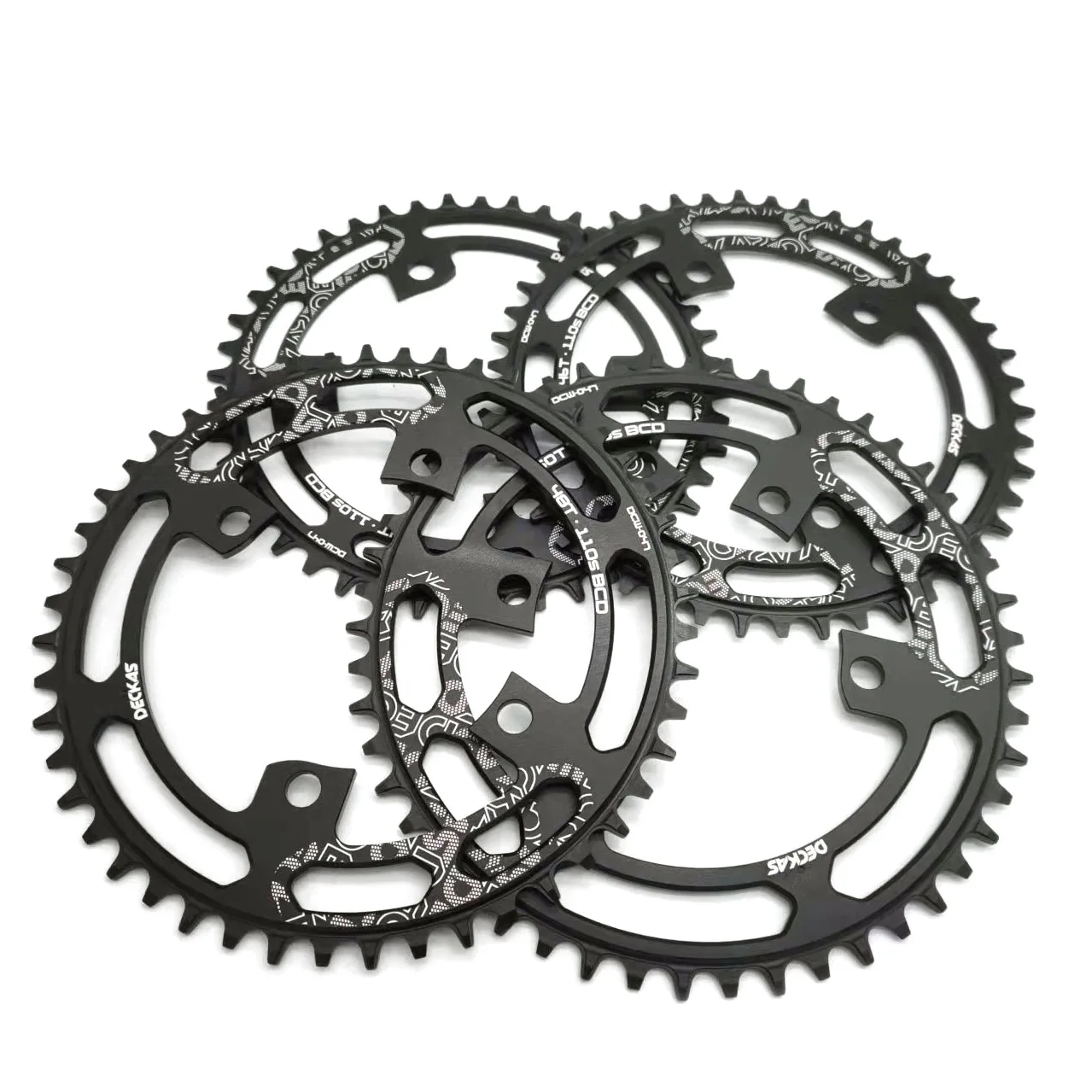 Deckas 110/4 BCD 110BCD rower szosowy wąski szeroki łańcuch 36T-58T dla shimano 105 R2000 R3000 4700 5800 6800 R7000 R9000 mechanizm korbowy