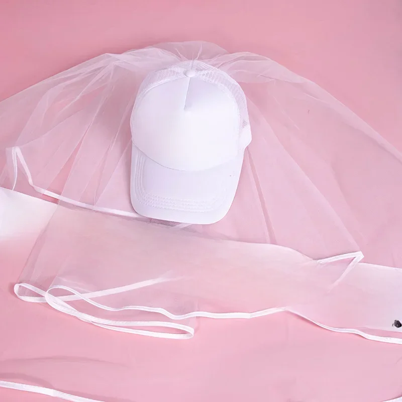 Hochzeit Schärpe Hut Schleier bach Bachelorette Henne Party Mädchen Nacht Braut dusche Braut