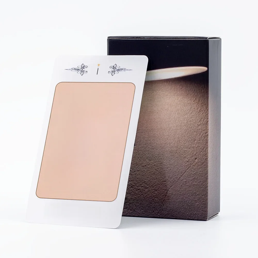 Jeu de société Tarot Light Shadow, 10.3x6cm, 54 Light and 24 Shadow Messages, Fate Evessor Prophecy Card, Family Party Game Toy