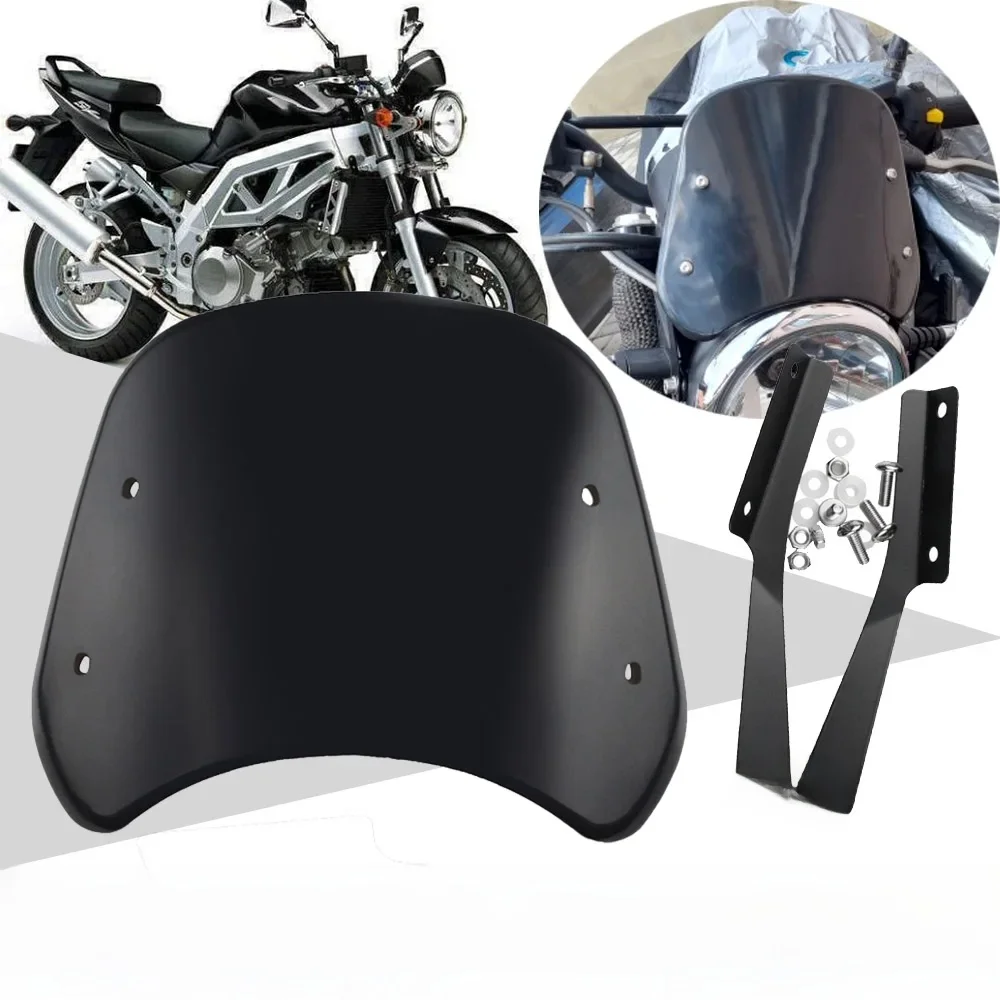 AliExpress For HONDA SV1000 SV1000N SV 1000 N SV 1000N Accessories Retro Windscreen Windshield Wind Screen Deflector Cover Guard Bike Parts
