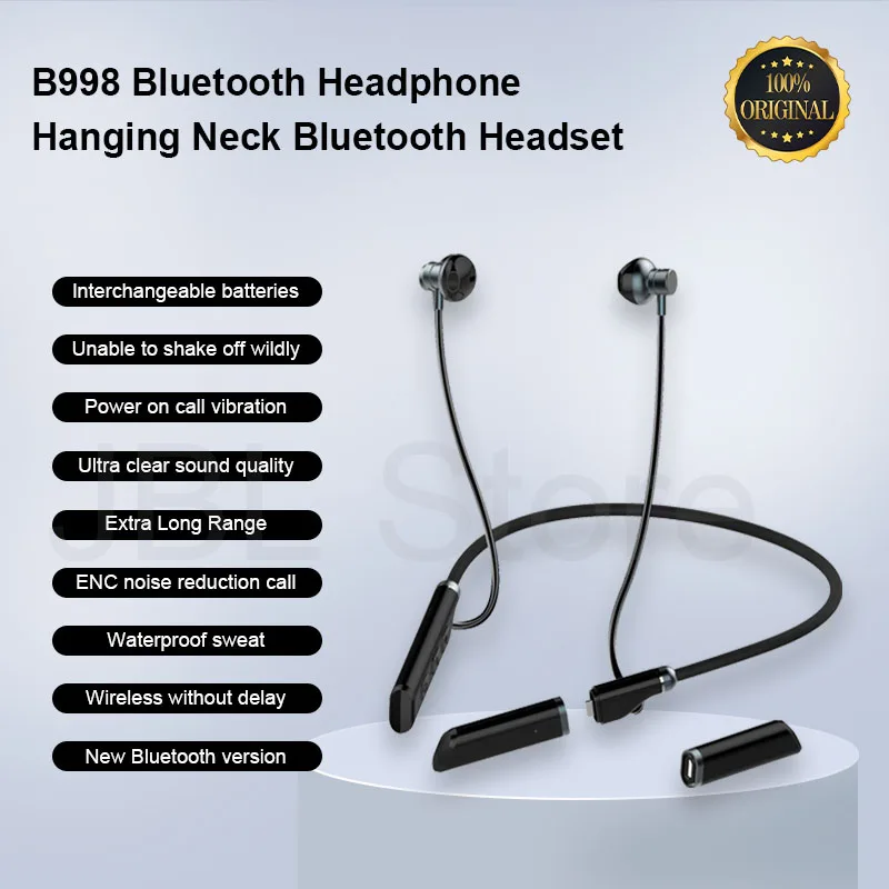 

Оригинальные беспроводные наушники CB & JBL B998, Bluetooth 5,3, стереогарнитура с басами, спортивные наушники с микрофоном для cbJBL B998