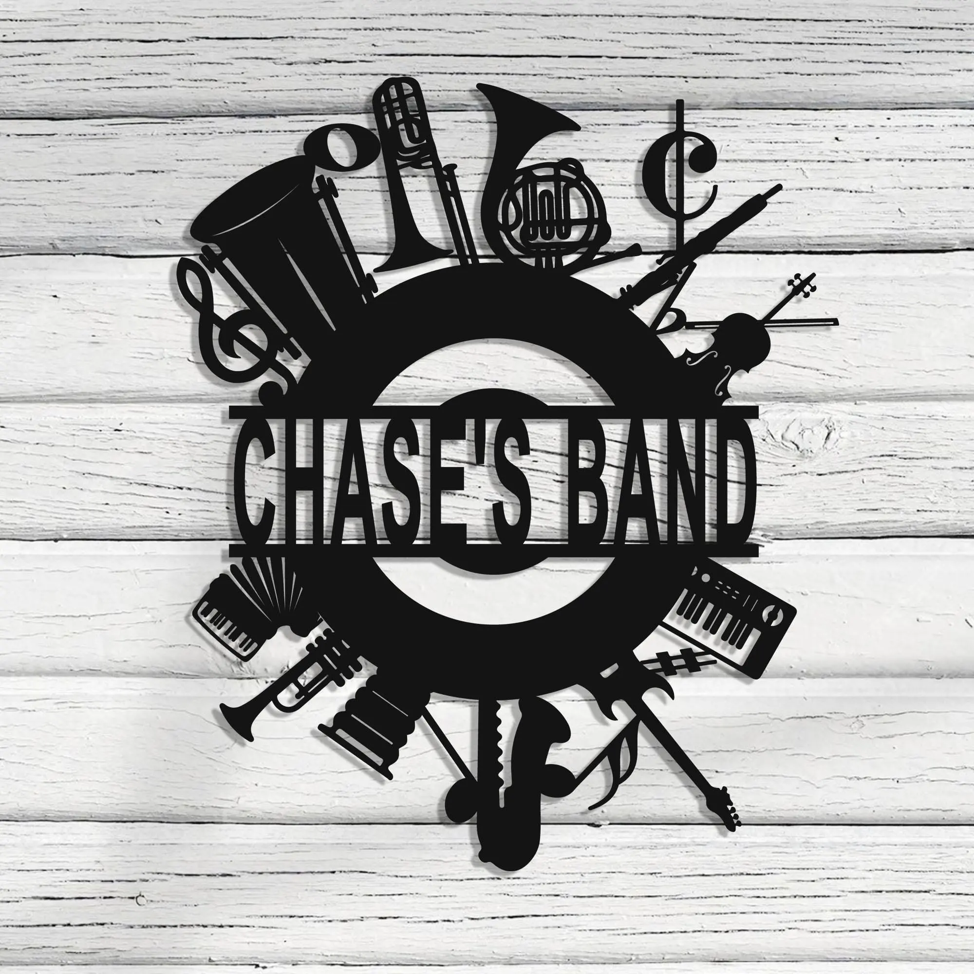 

Custom Metal Wall Art, Personalized Headphones Decor,Music Lovers Gift,Sound Studio DJ Club Name Sign