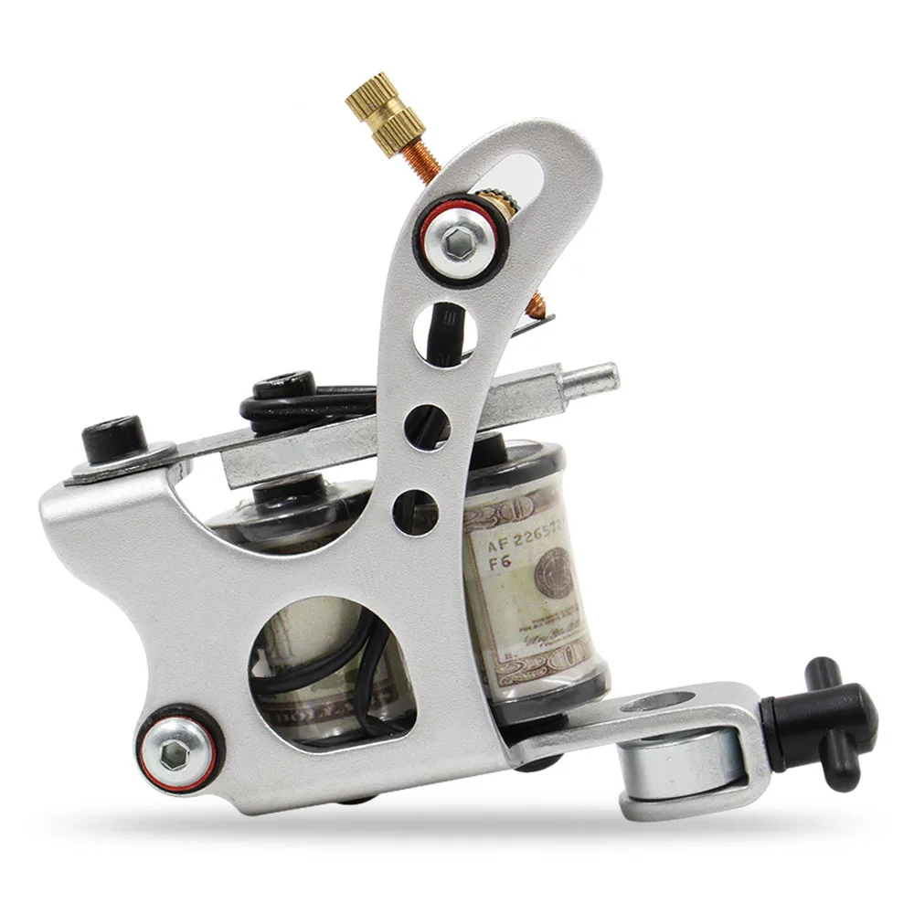 

Newest 10 Wraps Coil Tattoo Machine Tattoo Apprentice Machine Gun for Tattoo Beginner Liner and Shader Machine