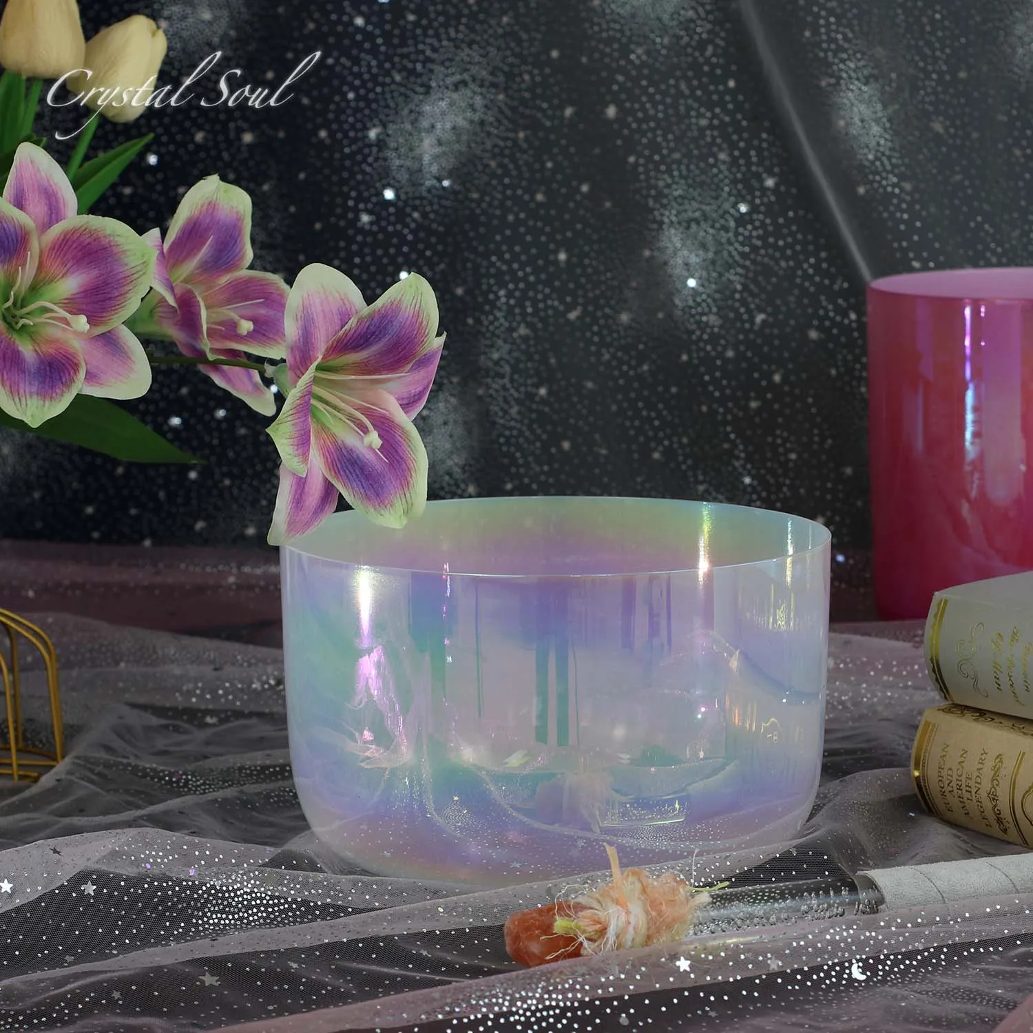 

CrystalSoul Support custom size/tone Crystal Singing Bowl Crystal Bowl Alchemy Singing Bowl Alchemy Crystal Bowl