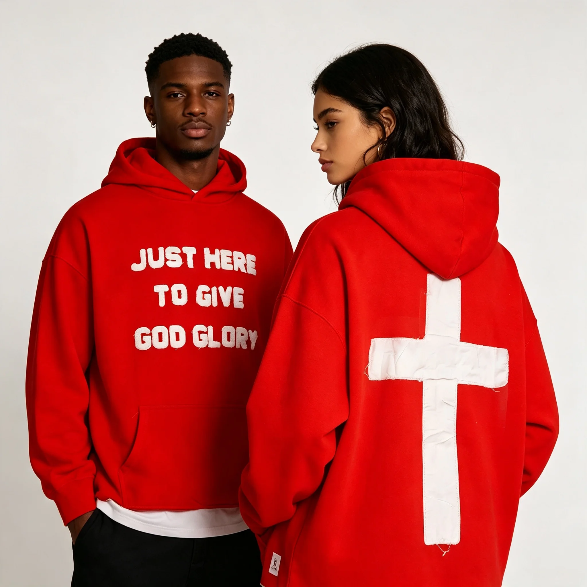 Unisex Couple Hoodie 100% Cotton 
