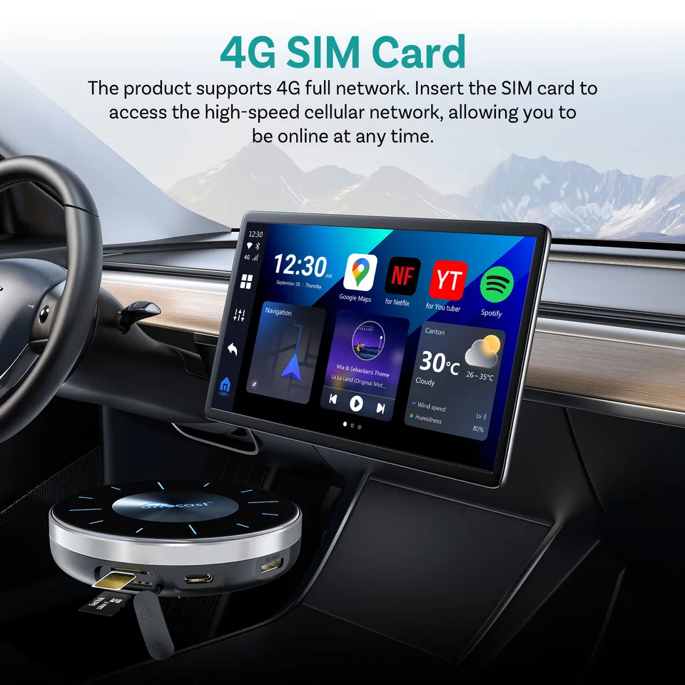 OTTOCAST Nano AI Box Android 13 8+128G Car AI Box