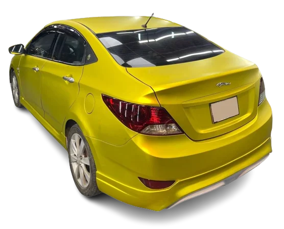 Rear Bumper for Hyundai Accent Blue 2011-2019 Rear Bumper Custom style Rear Bumper Skirt Abs Plastic