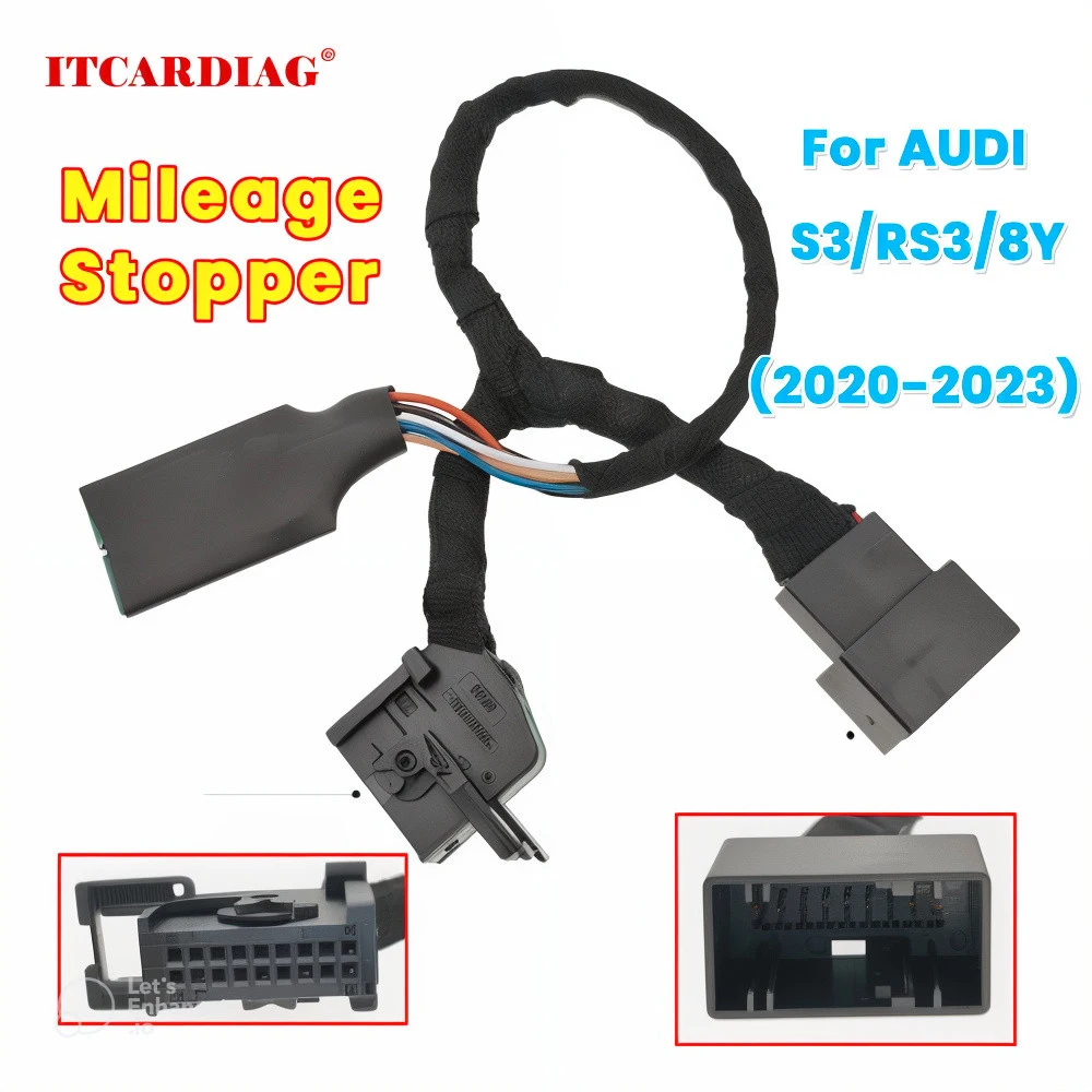 

New Mileage Stopper for AUDI S3/RS3/8Y 2020-2023 Mileage Blocker Switchable Mode KM Can Filter Kilometer Correction Tool