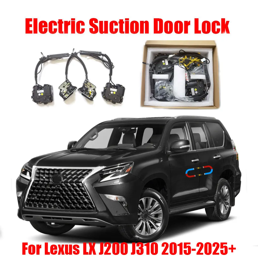 

For Lexus LX J200 J310 2015-2025+ Car Electric Suction Door Power-assisted Closing Door Soft-close Function