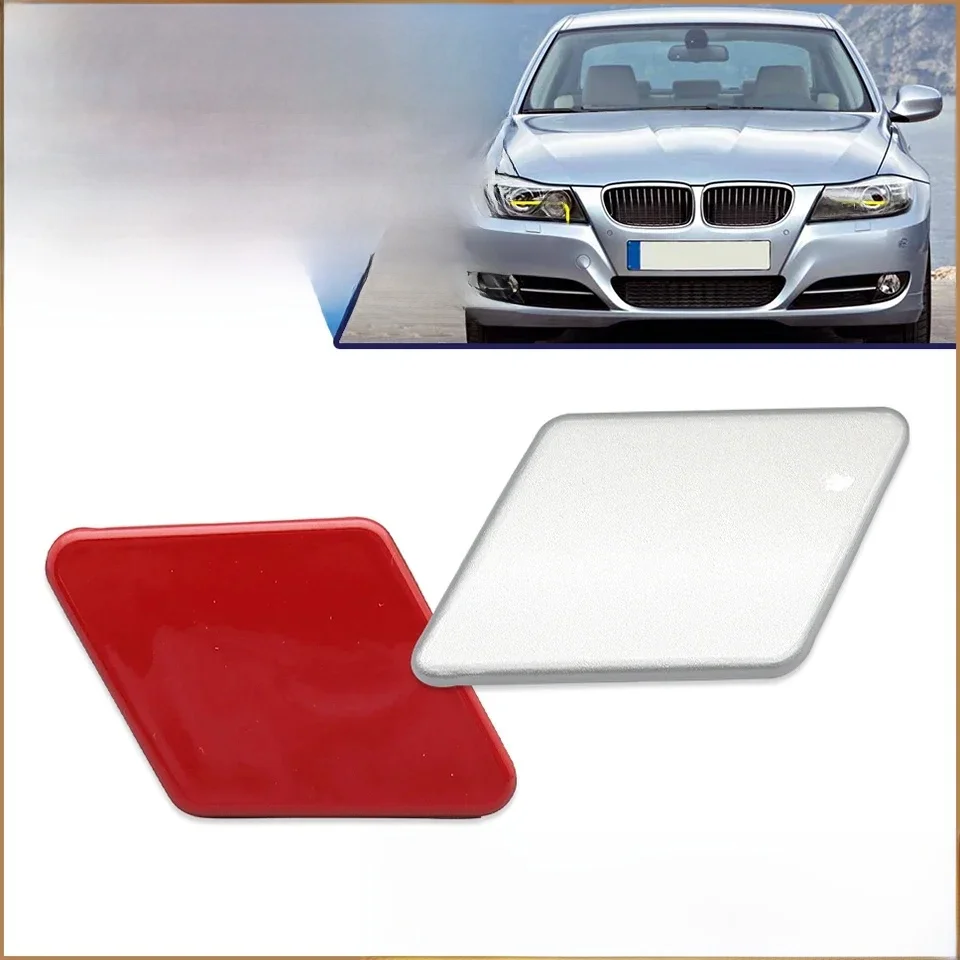 Pour BMW 320 325 328 330 335 E90 E91 LCI 2005-2008 2009-2012 couvercle de buse de lavage de phare couvercle de pulvérisation d'eau peint