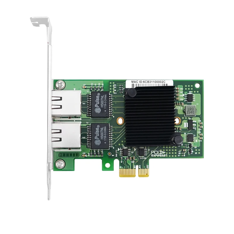 LR-LINK 9222PT 10/100/1000 Mbps scheda di rete PCI Express x1 doppia porta in rame adattatore Server Gigabit basato su Intel I350AM2