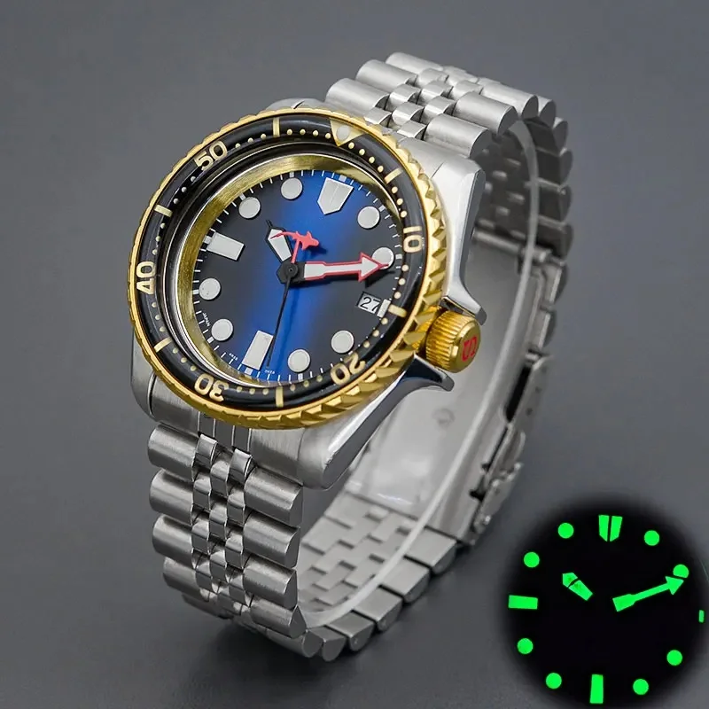 Nieuw ontwerp SKX007 herenhorloge Fit NH36 Automatisch uurwerk 316L roestvrij staal saffierglas 200M waterdicht horloge Horloge - afbeelding 2