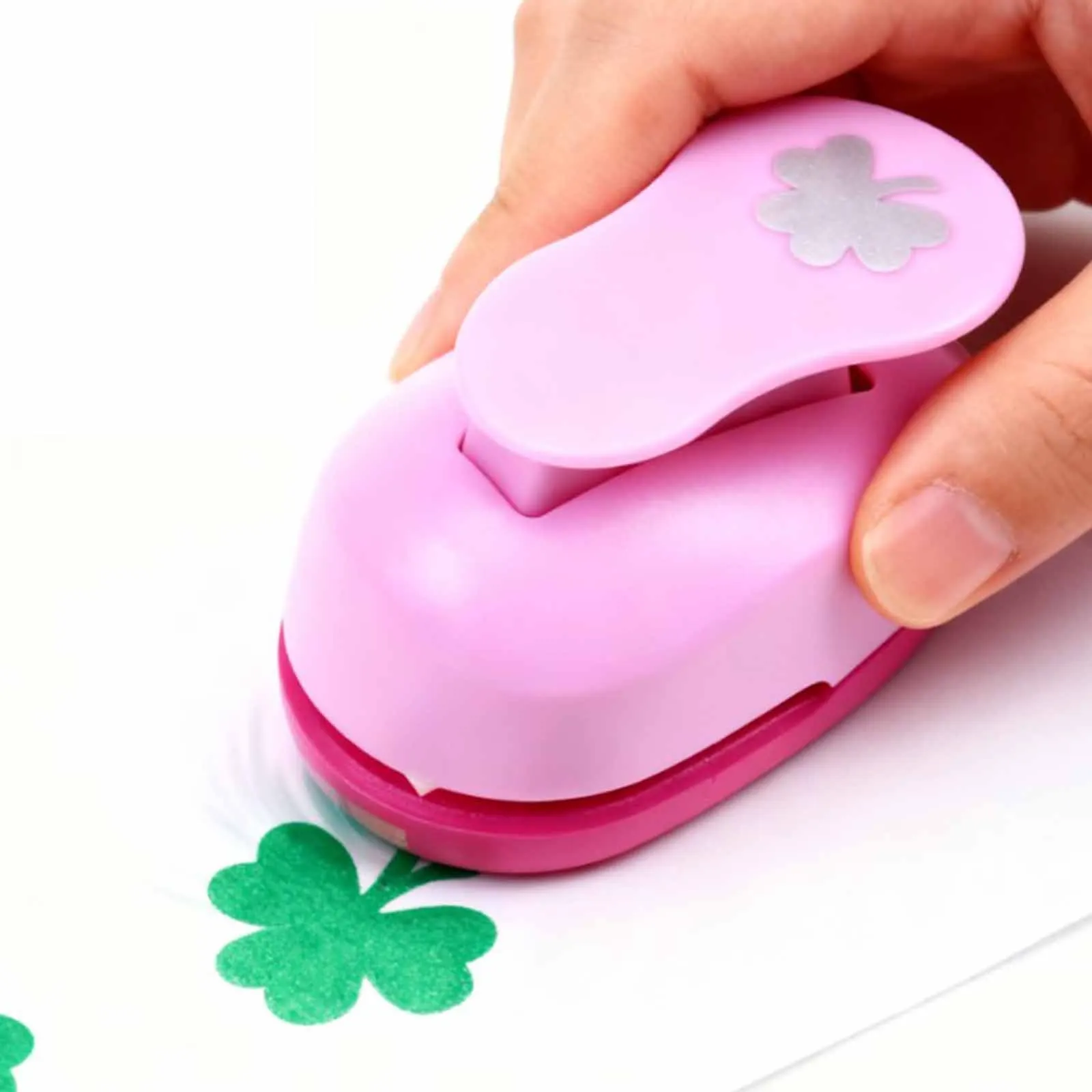 Scrapbook Papier Puncher Benodigdheden voor Ambachten Wenskaart Maken Fotopapier Drie Bladeren, Papier Ambachten Scrapbook DIY Embossing H