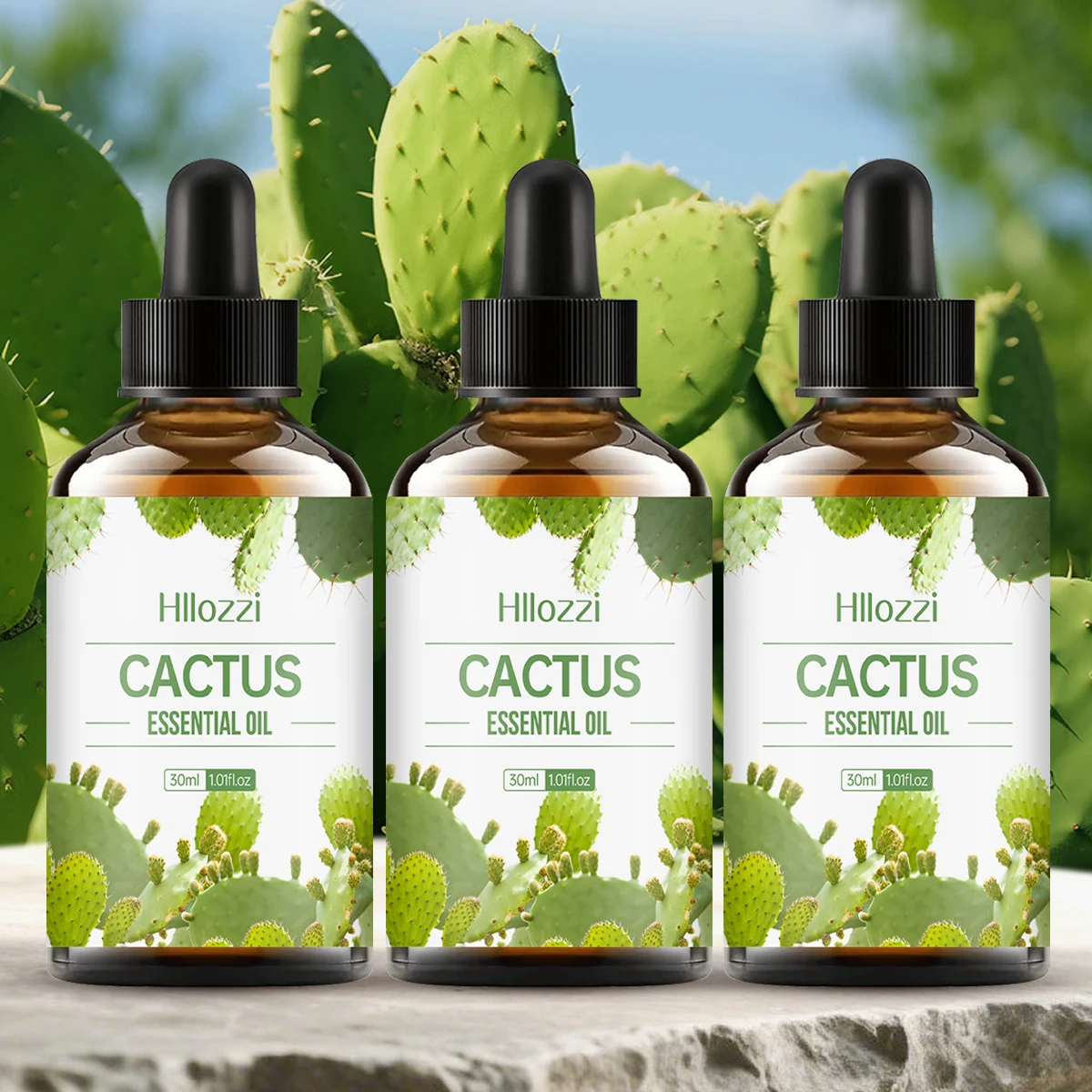 

Cactus essential oil, a plant fragrance, is suitable for multi-functional uses such as body massage care and use in a diffuser.