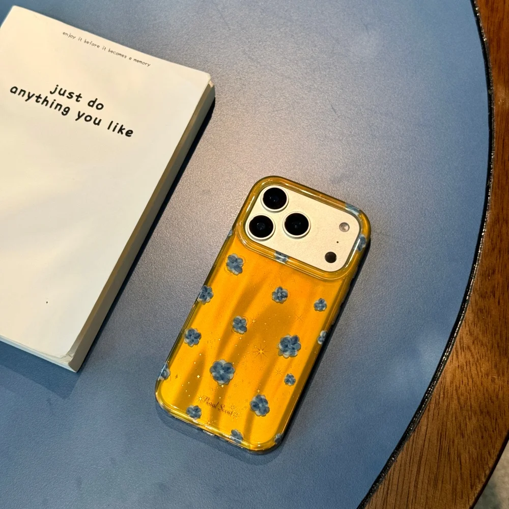 Casing ponsel bergaya lukisan minyak seni, cocok untuk iPhone 14151617 Pro Fundas 17max, casing pelindung anti-guncangan simpel dan modis