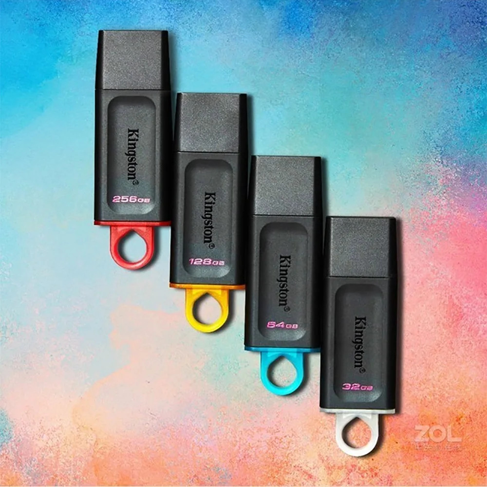 كينغستون محركات أقراص فلاش USB بندريف 256 جيجا بايت 128 جيجا بايت 64 جيجا بايت DTX جيب USB 3.2 Gen1 مفتاح صغير محرك فلاش يو اس بي عصا الذاكرة للكمبيوتر الأرقام