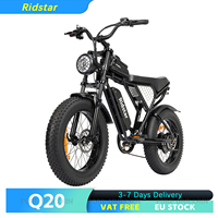 Ridstar Q20 Electric Bike Adult Men Ebike 48V 15Ah 1000W Brushless Motors Smart LCD Display Top Speed 45KM/H Electric Bicycle