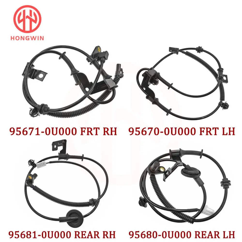 For Hyundai Accent 2012 - 2017 1.6L Front Rear Left Right ABS Wheel Speed Sensor 95670-0U000 95671-0U000 95680-0U000 95681-0U000