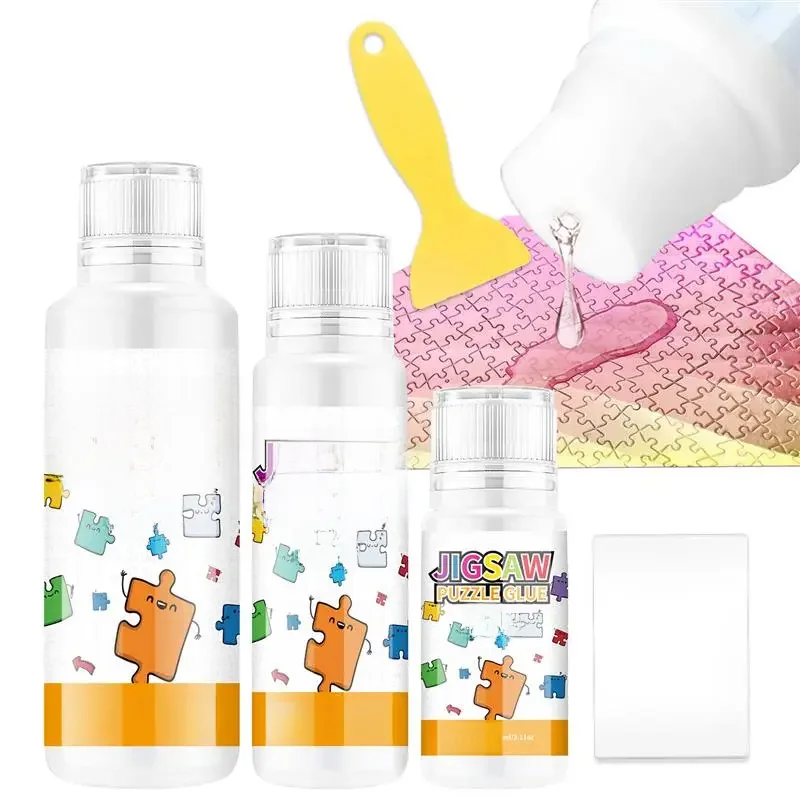 Scellant adhésif et perturbé pour peinture au diamant, colle d'art pour puzzle, maintien continu et effet brillant, accessoires et outils, 60-240ml