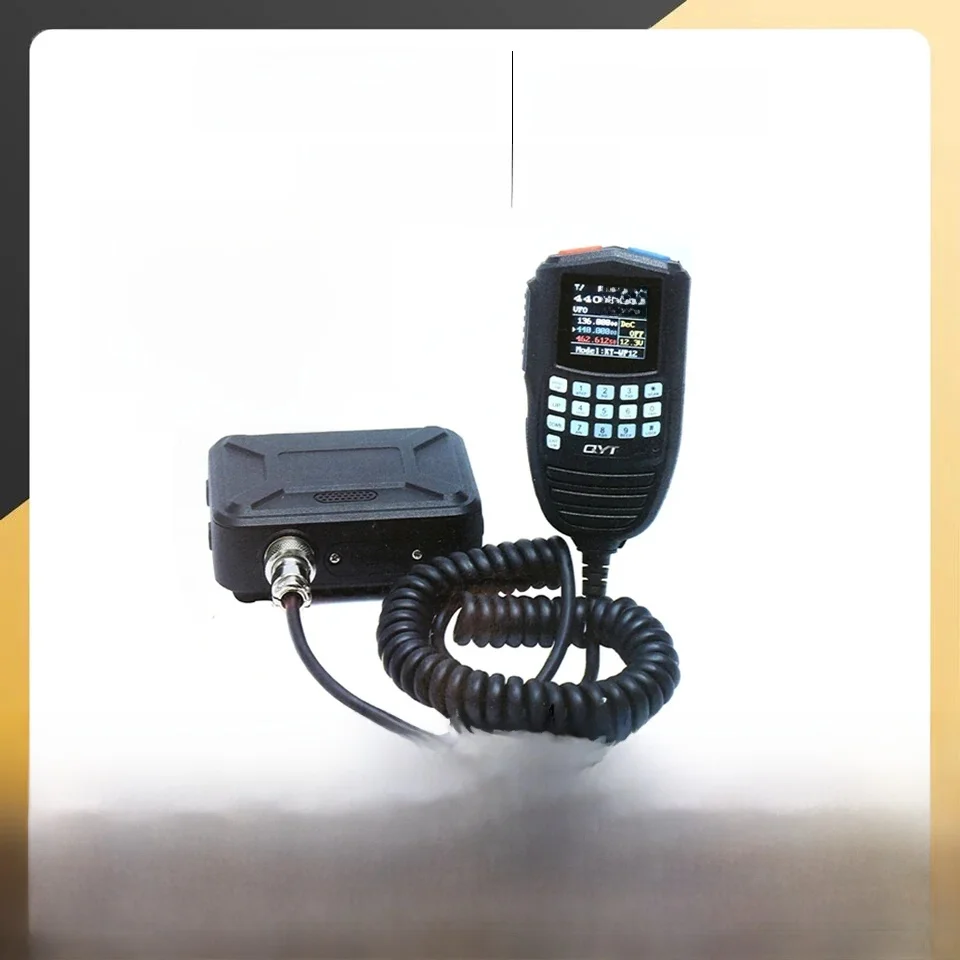 QYT KT-9900 Mini samochodowy mobilny radiotelefon KT-WP12 25 W dalekiego zasięgu radia komunikacyjna dwuzakresowy VHF UHF wysokiej mocy 200 kanałów — zdjęcie 2