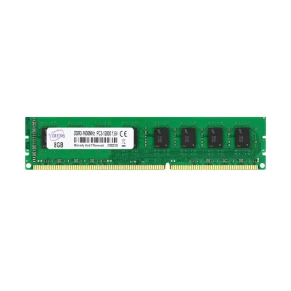 8GB DDR3 1600MHz DIMM 1.5V RAM Memory for Desktop, Compatible with AMD and Intel