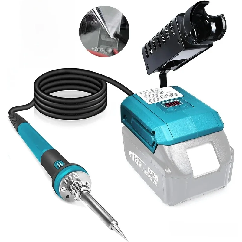 Pour Makita 18V 20V batterie 60W fer à souder électrique sans fil outil électrique de soudage 300-500 ℃ Chauffage rapide à température réglable