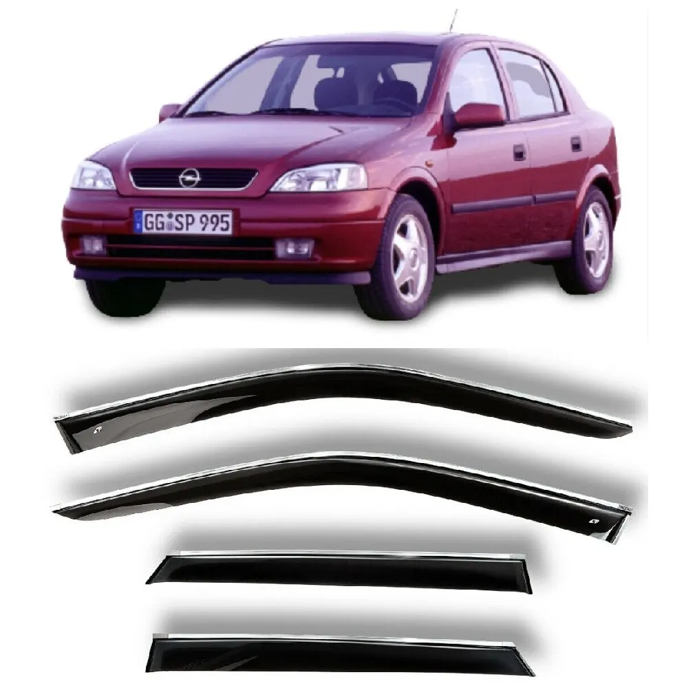 RVS Raamlijsten Chroom Voor Opel Astra H GTC (2005-2010) – 4-delige Set – Roestvrij Staal V2A – Eenvoudig Te Plakken