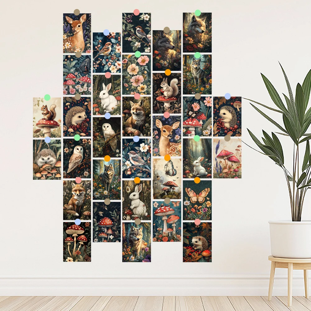 32 Stück, Street-Art-Postkarten, Wandaufkleber, Postkarten, Grußkarten, DIY-Postkarten, Souvenir-Postkarten, Dekoartikel – Detail 2