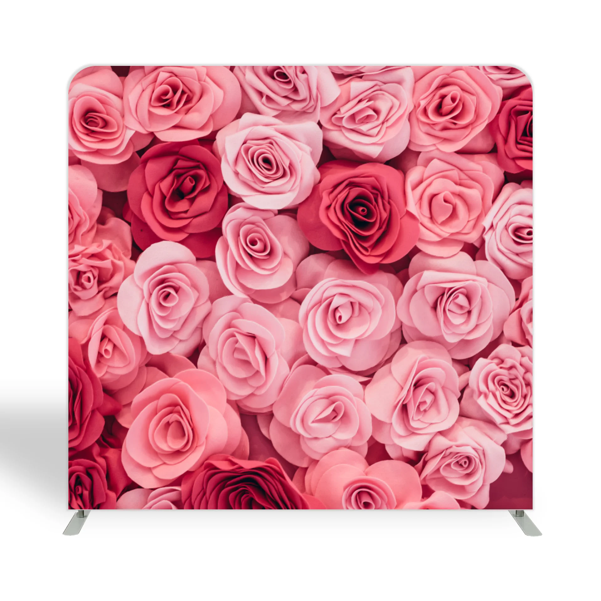 Imagem -02 - Straight Pillow Case para Baby Shower Flor Flora Photo Booth Backdrop Stand Capa Festa de Aniversário Casamento 8x8ft 10x10ft