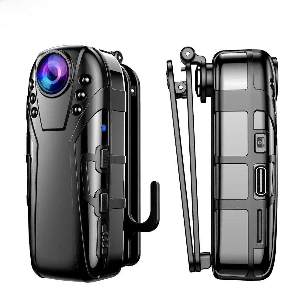 Boblov L02 1080P Noktowizor na podczerwień Obiektyw Full HD Mini kamera na deskę rozdzielczą Mała kamera 125 stopni szeroki kąt Bodycam Police — zdjęcie produktu 7