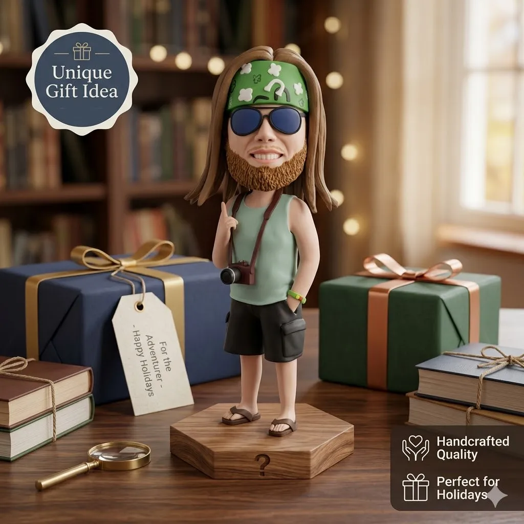 Custom Bobblehead from Photo, Handmade Customized Bobble Head Doll, Unique Personalized birthday / souvenir Gift