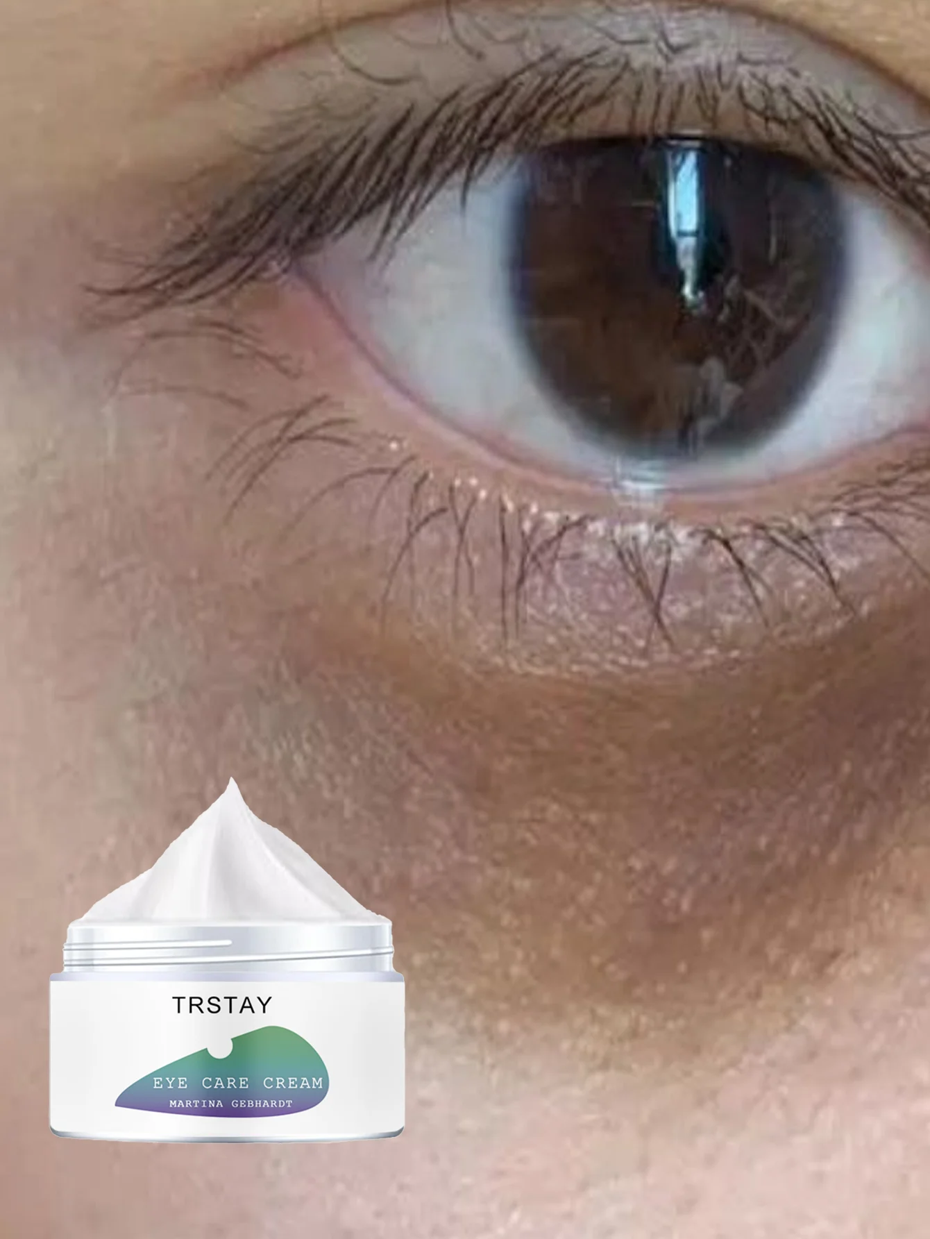 Moisturizing Eye Cream for Dark Circles and Puffiness Fade Away Vanish Lightly Penetrates Repelling Dullness Brightening Eyes wi - Image 2