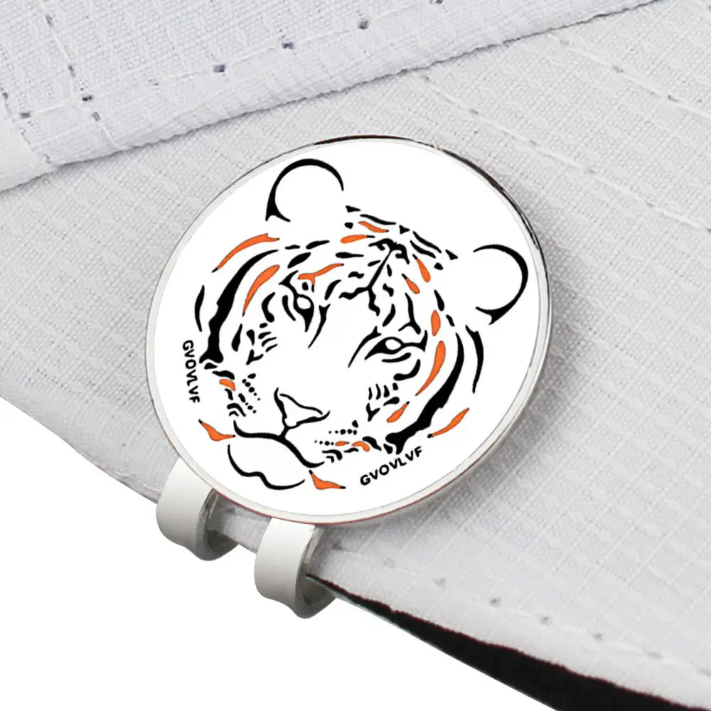 Metal Golf hat Clip with Magnets Tiger New Ball Position Standard Accessories Golf Mark